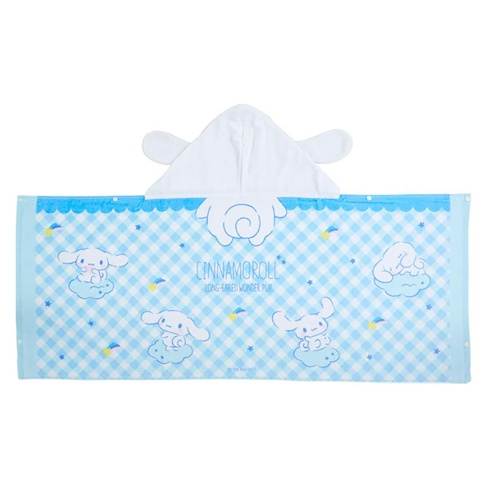 Sanrio Cinnamoroll Hooded Towel 75x120cm for Kids - Soft & Absorbent- Japan Figure Store - #1 Bring To You The Best Japanese Goods