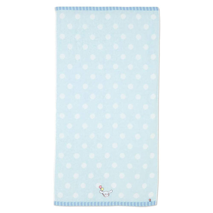Sanrio Cinnamoroll Imabari Bath Towel Dots 100% Cotton Premium Quality- Japan Figure Store - #1 Bring To You The Best Japanese Goods