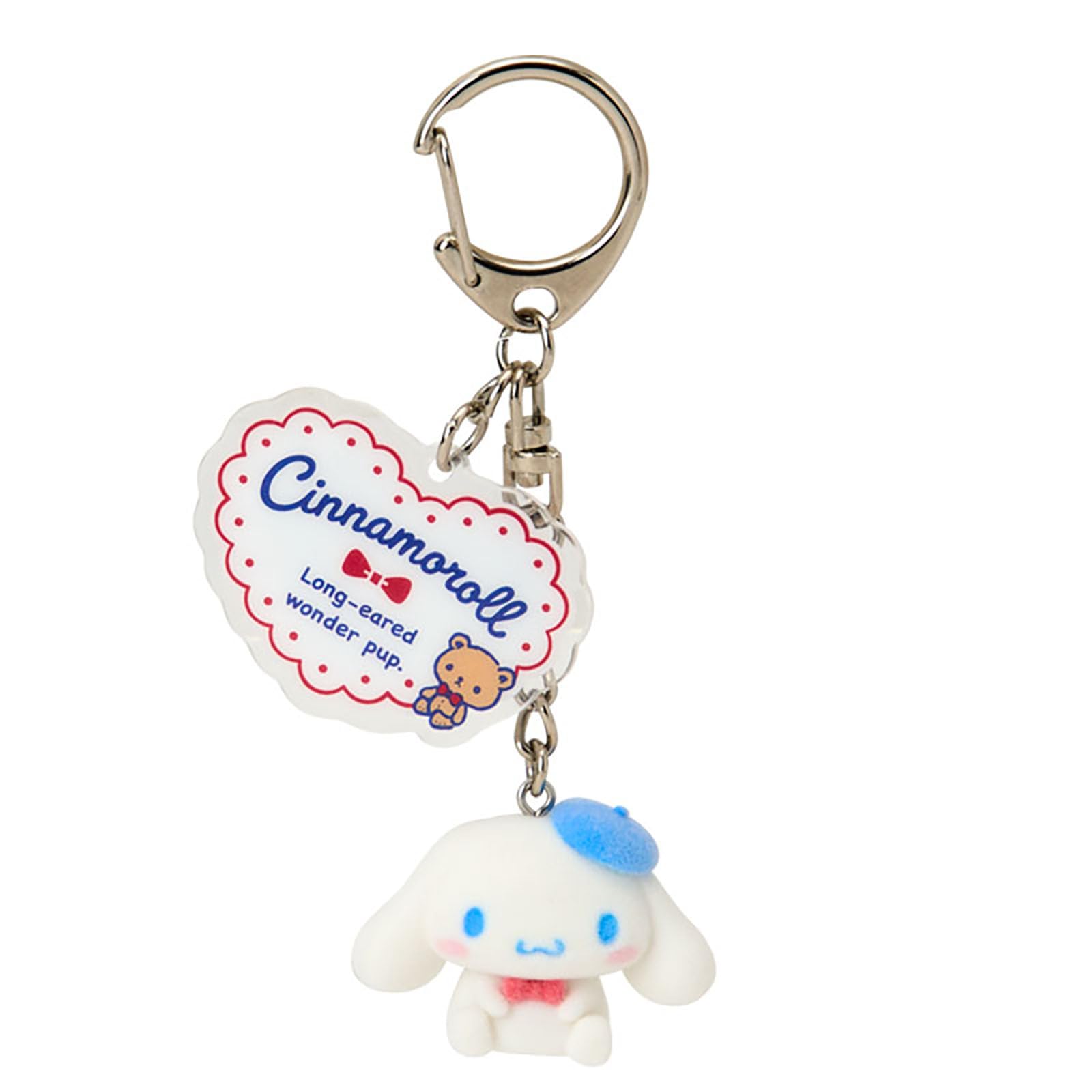 Sanrio Cinnamoroll Keychain with Kuma San - Cute Collectible Accessory