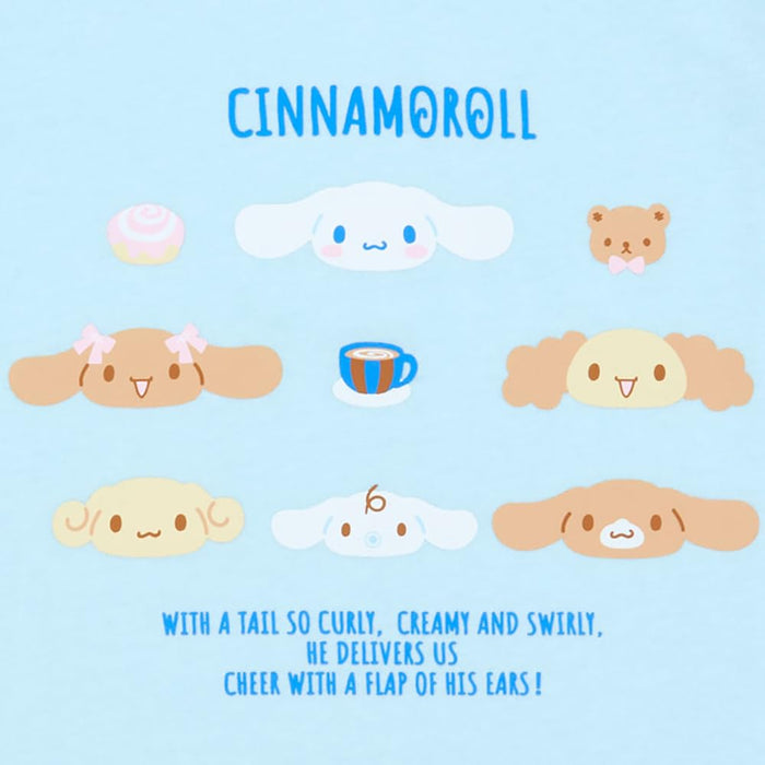 Sanrio Cinnamoroll Kids Moisture-Wicking Quick-Drying T-Shirt Light Blue 130cm- Japan Figure Store - #1 Bring To You The Best Japanese Goods