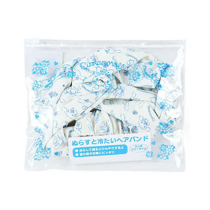 Sanrio Cinnamoroll Wet And Cool Hairband - Perfect For Summer & Sports- Japan Figure Store - #1 Bring To You The Best Japanese Goods