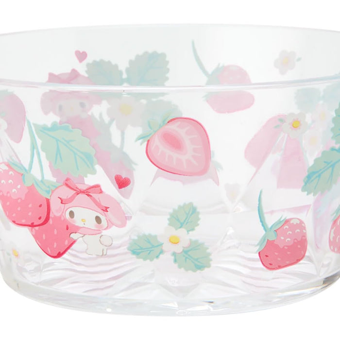 Sanrio Clear Bowl Colorful Fruit My Melody 6.2x13x13cm Character 115851- Japan Figure Store - #1 Bring To You The Best Japanese Goods