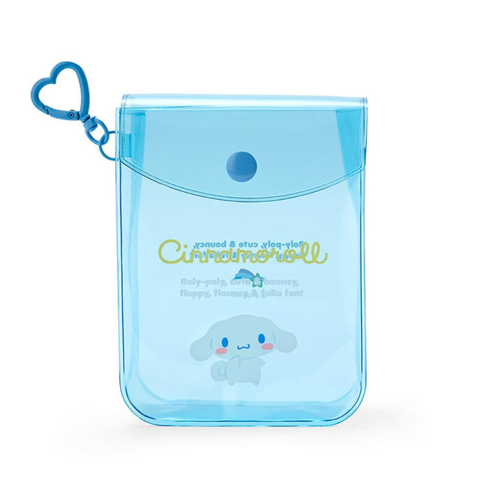 Sanrio Clear Mini Pouch Cinnamoroll 13x10x4 cm - Cute Character Bag- Japan Figure Store - #1 Bring To You The Best Japanese Goods