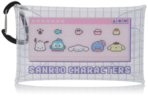 Sanrio Clear Multi-Case S Size with Carabiner for Keys Coins Earphones and More- Japan Figure Store - #1 Bring To You The Best Japanese Goods