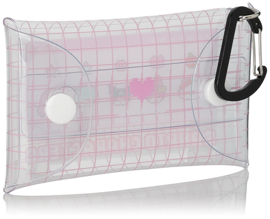 Sanrio Clear Multi-Case S Size with Carabiner - Versatile Accessory Pouch- Japan Figure Store - #1 Bring To You The Best Japanese Goods