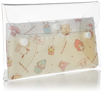 Sanrio Clear Multi-Case with Inner Pouch - My Melody Kuromi Cinnamoroll- Japan Figure Store - #1 Bring To You The Best Japanese Goods