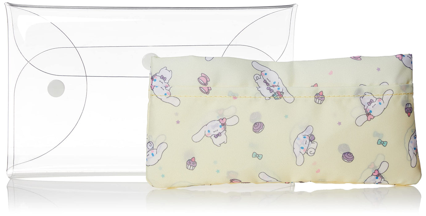 Sanrio Clear Multi-Case with Inner Pouch Makeup & Accessory Organizer Cinnamoroll- Japan Figure Store - #1 Bring To You The Best Japanese Goods