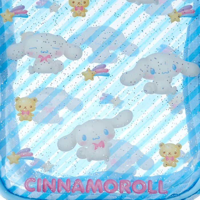 Sanrio Clear 3D Cinnamoroll Pouch 15x10x6 cm - Adorable Cinnamon Character- Japan Figure Store - #1 Bring To You The Best Japanese Goods
