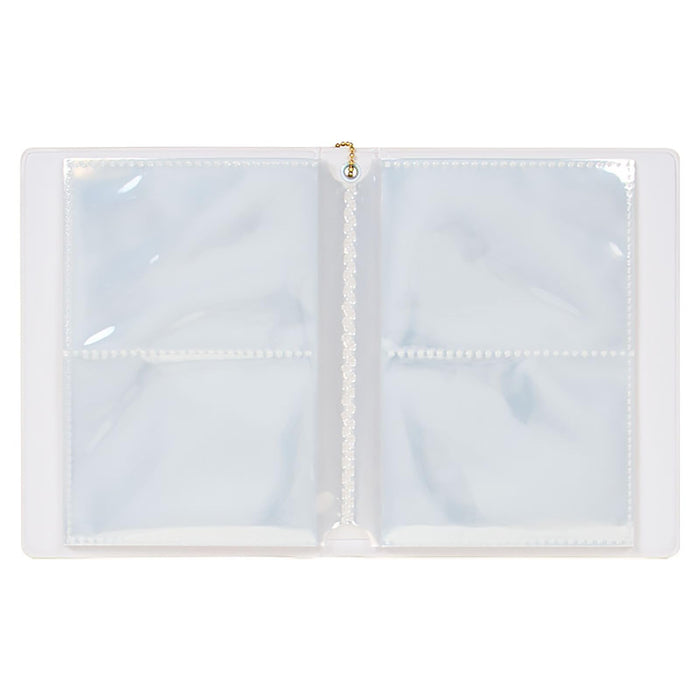 Sanrio Collect Book Hanamaru Obake 80 Pocket PVC Storage 9.2x6.6cm Sweets