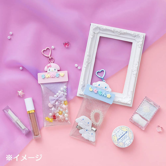 Sanrio Cinnamoroll Custom Clear Pouch 7.8x1x17cm Storage Area 7x1x11cm- Japan Figure Store - #1 Bring To You The Best Japanese Goods