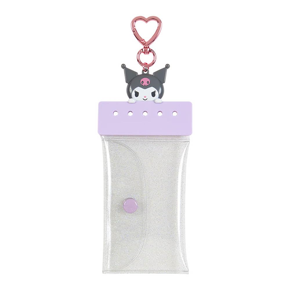 Sanrio Kuromi Custom Clear Pouch 7.8 X 1 X 17Cm Storage 7 X 1 X 11Cm- Japan Figure Store - #1 Bring To You The Best Japanese Goods