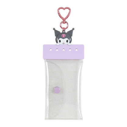 Sanrio Kuromi Custom Clear Pouch 7.8 X 1 X 17Cm Storage 7 X 1 X 11Cm- Japan Figure Store - #1 Bring To You The Best Japanese Goods