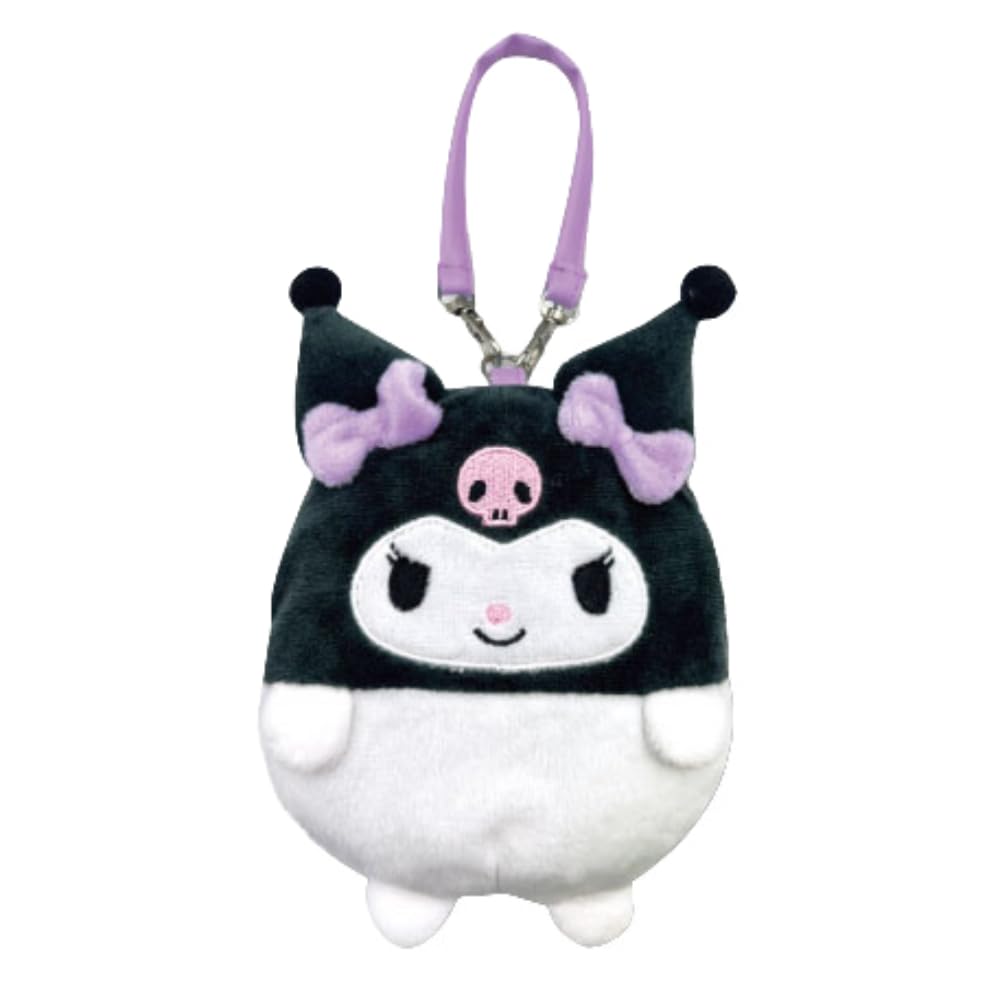 San-X Kuromi Die-Cut Pouch H12cm x W11.5cm x D6cm - Cute Sanrio Accessory- Japan Figure Store - #1 Bring To You The Best Japanese Goods