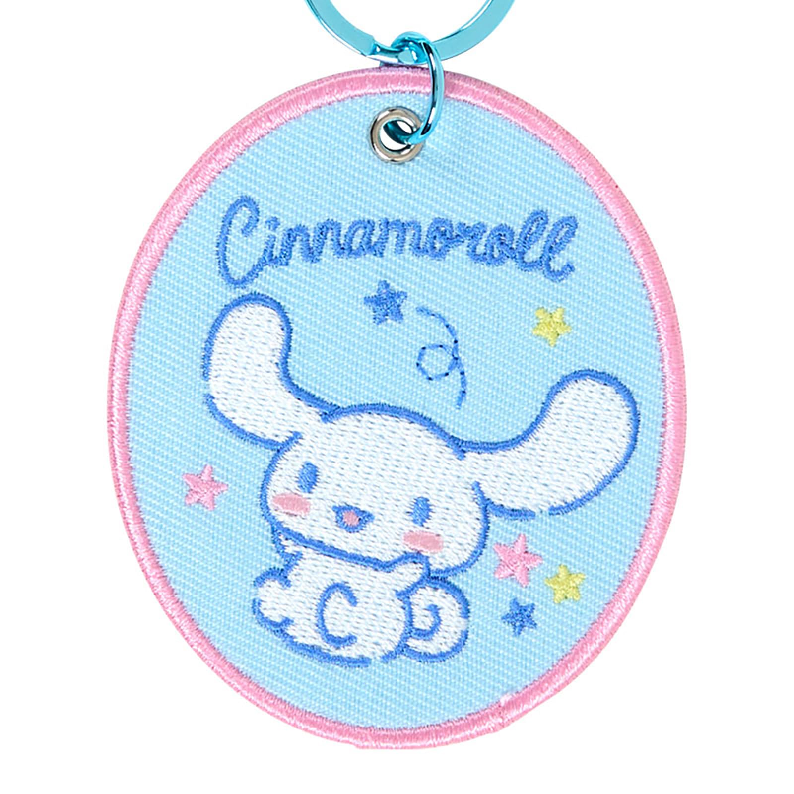 Sanrio Cinnamoroll Embroidered Keychain First Edition Polyester Steel