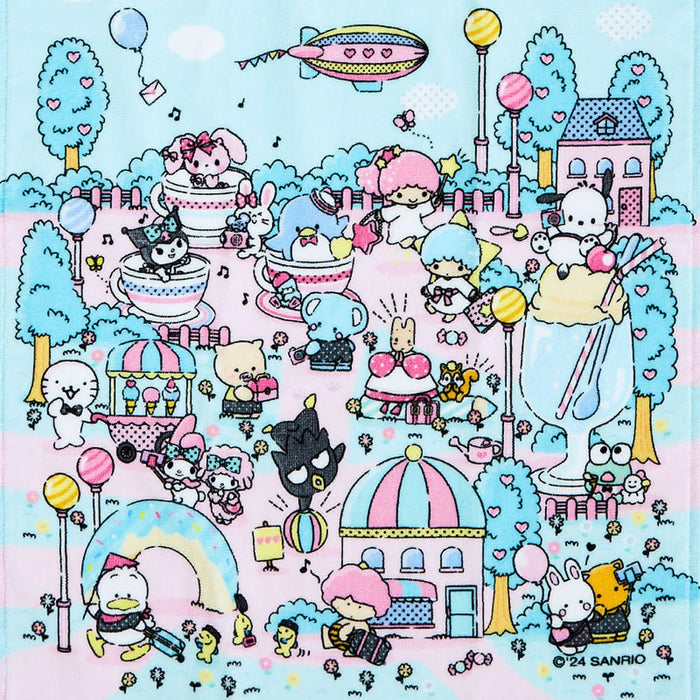 Sanrio Face Towel Fantasy Trip with Characters Soft Cotton 878367- Japan Figure Store - #1 Bring To You The Best Japanese Goods