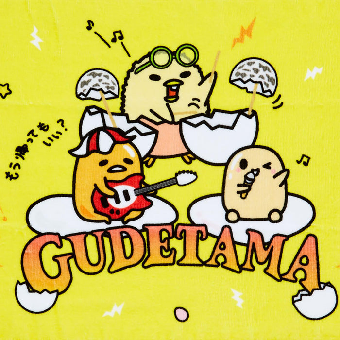 Sanrio Gudetama Festival Design Face Towel 919489 | Official Sanrio Product- Japan Figure Store - #1 Bring To You The Best Japanese Goods