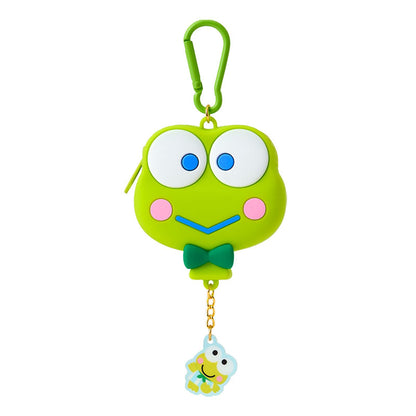 Sanrio Kerokerokeroppi Face-Shaped Silicone Mini Pouch for Ages 3+