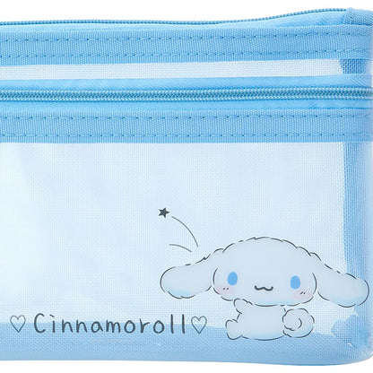 Sanrio Cinnamoroll Flat Pen Case 11x20x2.5 cm | Cute Stationery Organizer- Japan Figure Store - #1 Bring To You The Best Japanese Goods