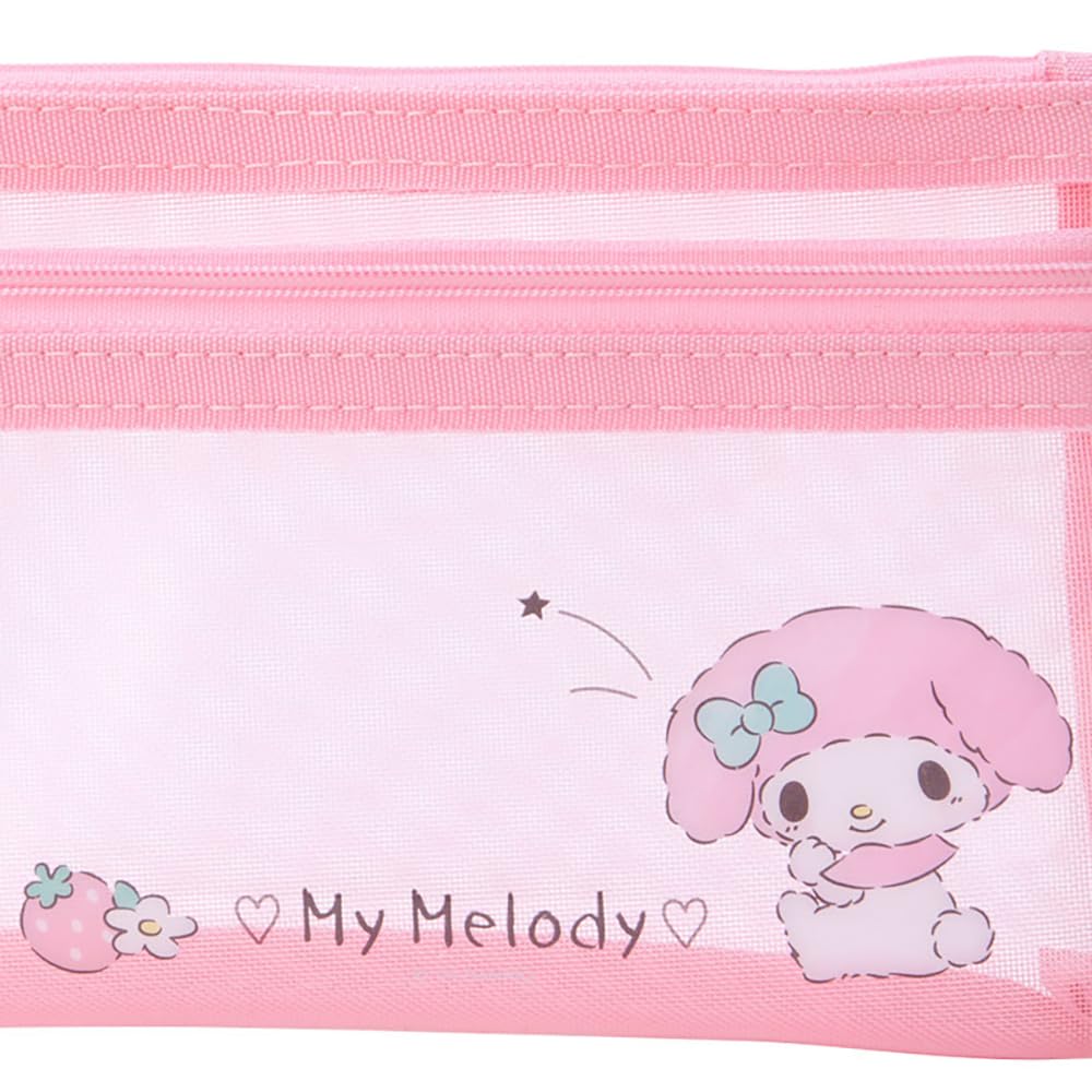 Sanrio My Melody Flat Pen Case 11x20x2.5 Cm - Cute Character Design- Japan Figure Store - #1 Bring To You The Best Japanese Goods