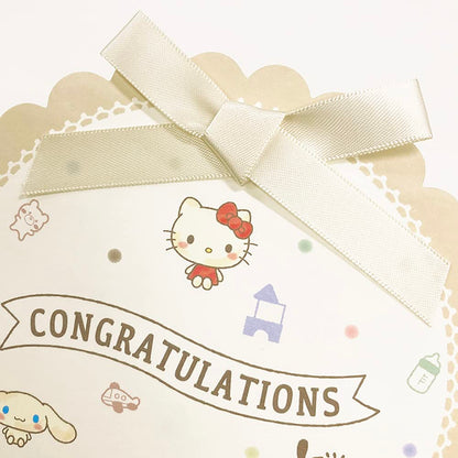 Sanrio Baby Shower Birthday Greeting Cards 13.4 Cm - Sanrio Characters- Japan Figure Store - #1 Bring To You The Best Japanese Goods