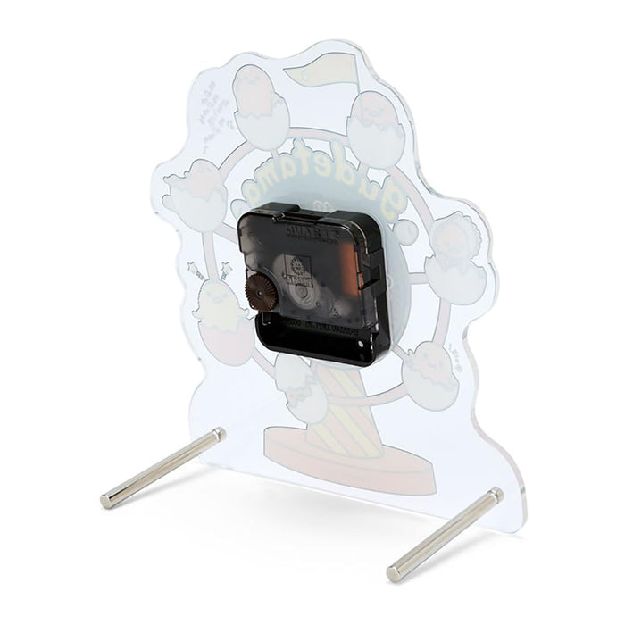 Sanrio Gudetama Land Acrylic Stand Clock Collectible 256412- Japan Figure Store - #1 Bring To You The Best Japanese Goods