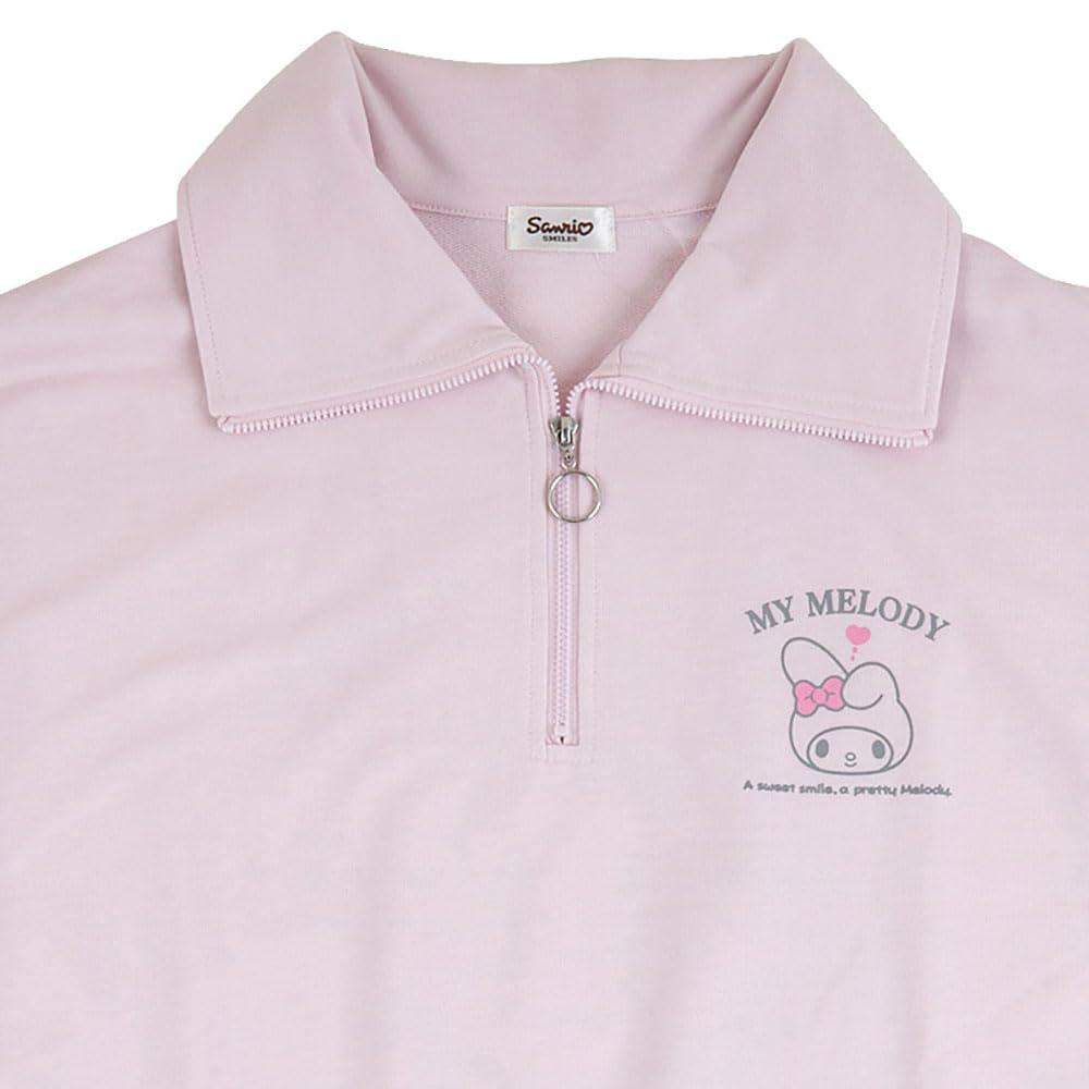 Sanrio My Melody Half Zip Sweatshirt 437867 - Cute Character Design- Japan Figure Store - #1 Bring To You The Best Japanese Goods