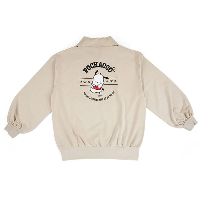 Sanrio Pochacco Half Zip Sweatshirt Trainer - Cozy and Stylish- Japan Figure Store - #1 Bring To You The Best Japanese Goods