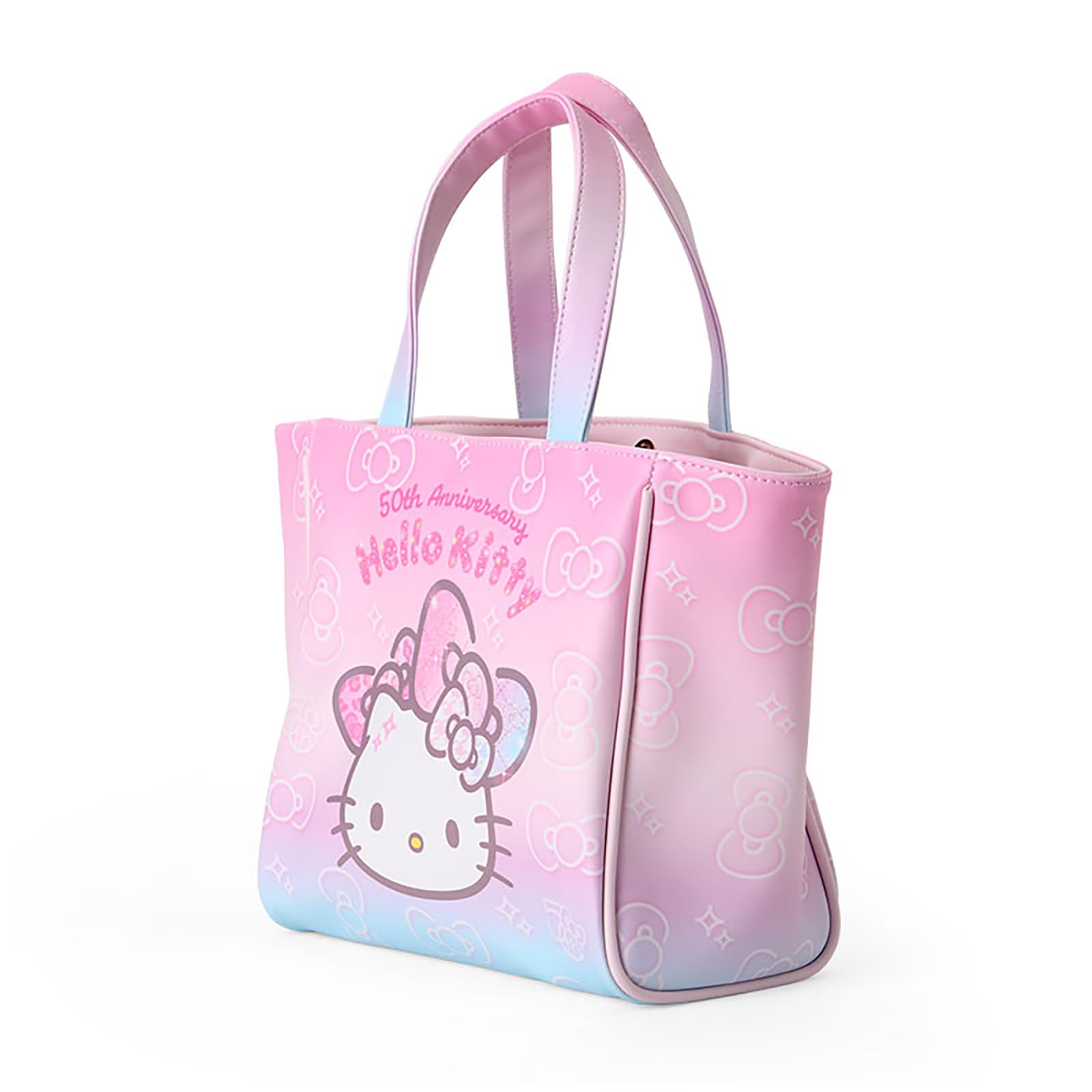 Sanrio Hello Kitty 50th Birthday Fashionable Ribbons Handbag 322008