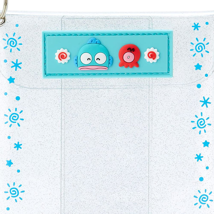 Sanrio Hangyodon Clear Pouch Smiley Face 764272 - Cute and Durable Bag- Japan Figure Store - #1 Bring To You The Best Japanese Goods