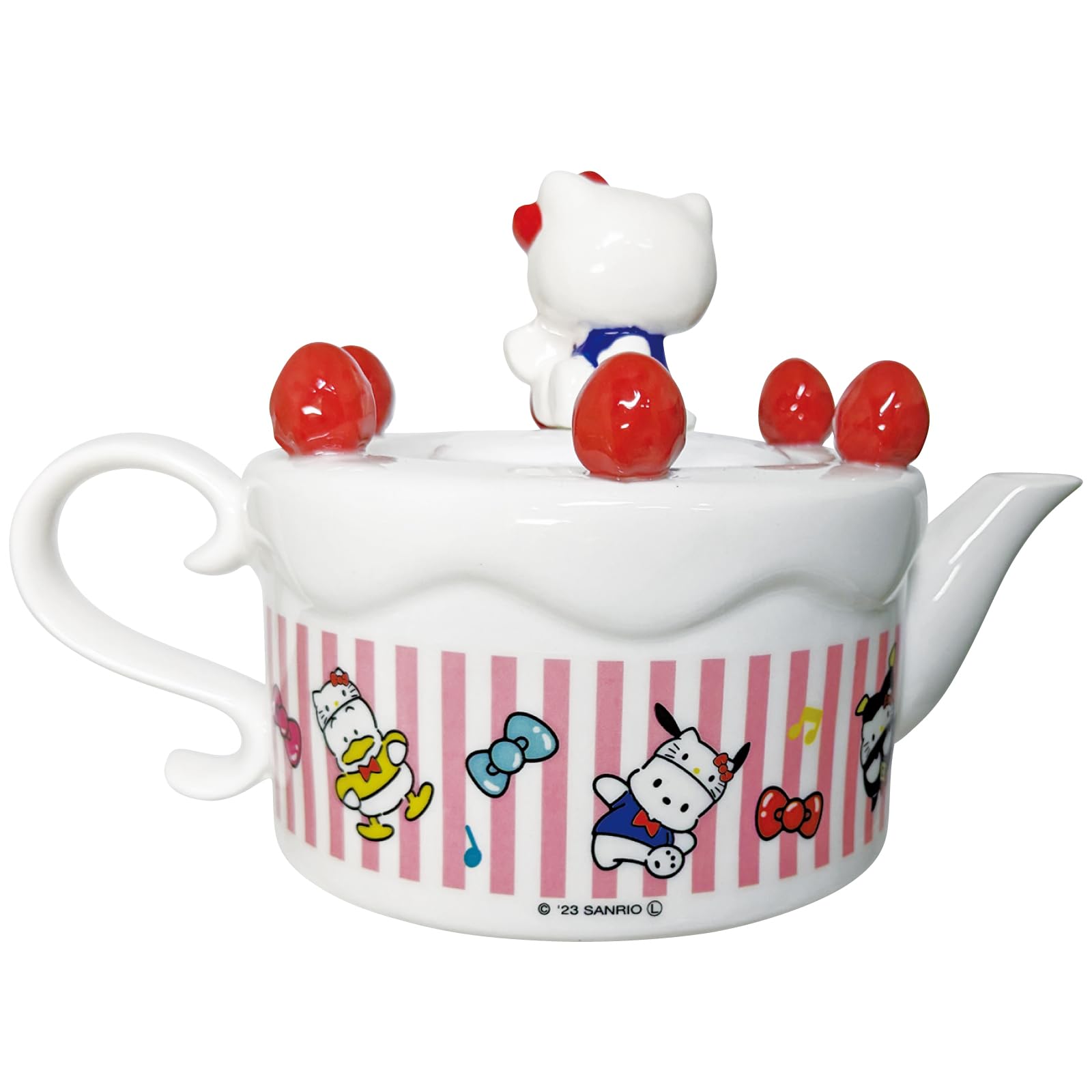Sun Art Sanrio Hello Kitty 50th Anniversary Pair Tea Set for 2 People