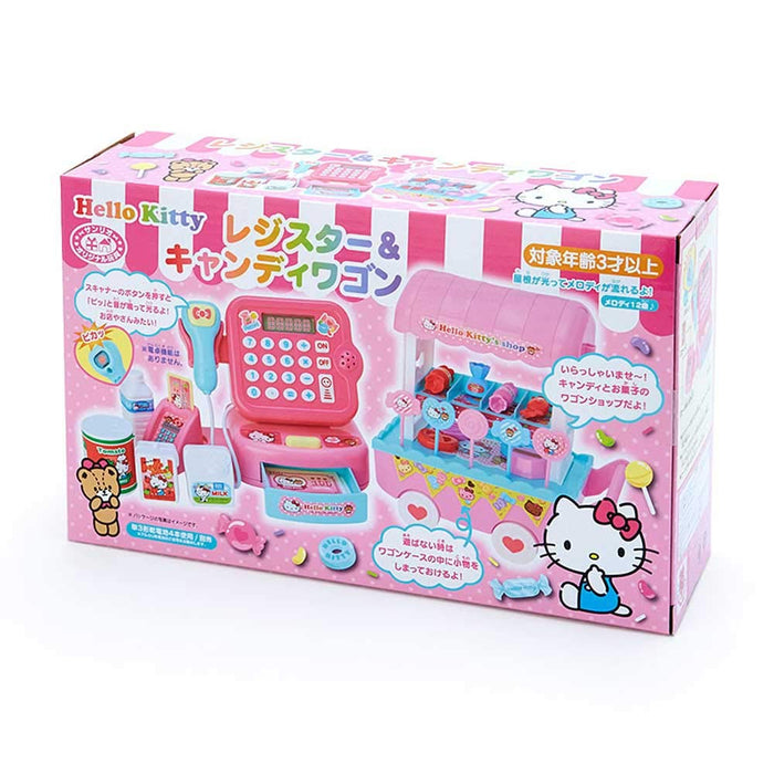 Sanrio Hello Kitty Cash Register and Candy Wagon Playset Fun for Kids- Japan Figure Store - #1 Bring To You The Best Japanese Goods