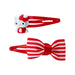 Sanrio Hello Kitty Red Hairpin Set for Girls 488551- Japan Figure Store - #1 Bring To You The Best Japanese Goods