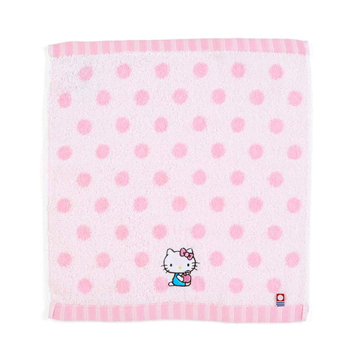 Sanrio Hello Kitty Imabari Hand Towel Dots Pattern 422649- Japan Figure Store - #1 Bring To You The Best Japanese Goods