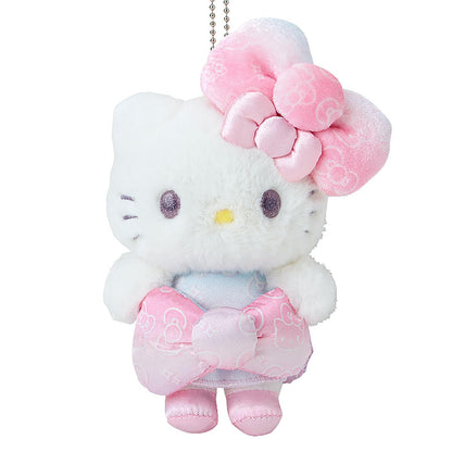 Sanrio Hello Kitty 50th Plush Mascot Holder with Fashionable Ribbons Japan- Japan Figure Store - #1 Bring To You The Best Japanese Goods