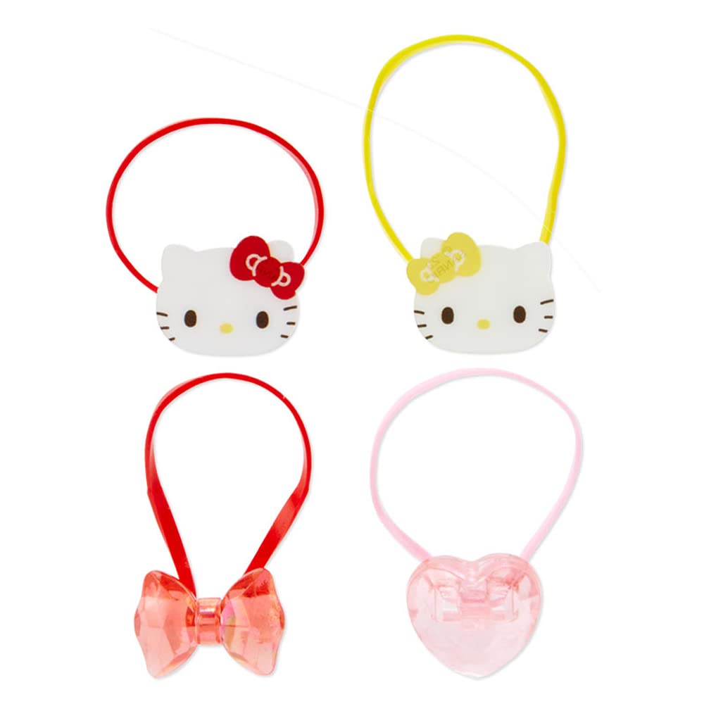 Sanrio Hello Kitty Mini Hair Ties Set 4-Pack- Japan Figure Store - #1 Bring To You The Best Japanese Goods