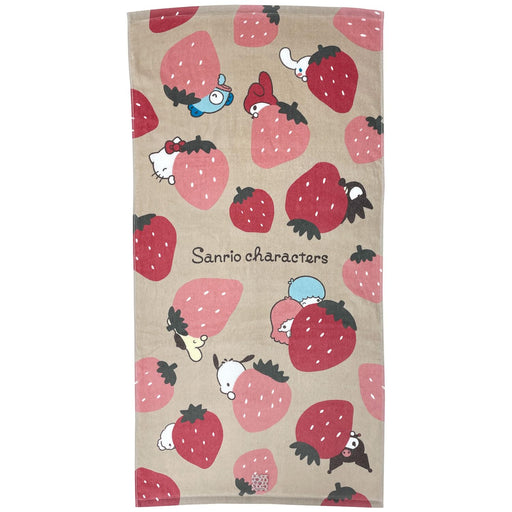 Sanrio Hello Kitty My Melody Kuromi Cinnamon Bath Towel 60x120 Cm- Japan Figure Store - #1 Bring To You The Best Japanese Goods