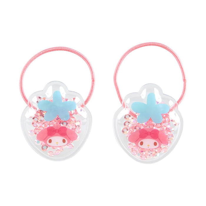 Sanrio My Melody Shaka Shaka Ponytail Holder Set of 2 - Kids Accessories- Japan Figure Store - #1 Bring To You The Best Japanese Goods