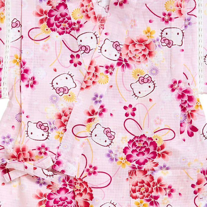 Sanrio Kids Hello Kitty Jinbei 90cm Traditional Summer Outfit- Japan Figure Store - #1 Bring To You The Best Japanese Goods