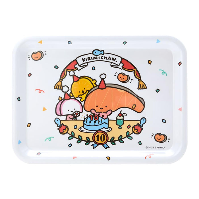 Sanrio Kirimi-Chan 10th Anniversary Melamine Tray 253511- Japan Figure Store - #1 Bring To You The Best Japanese Goods