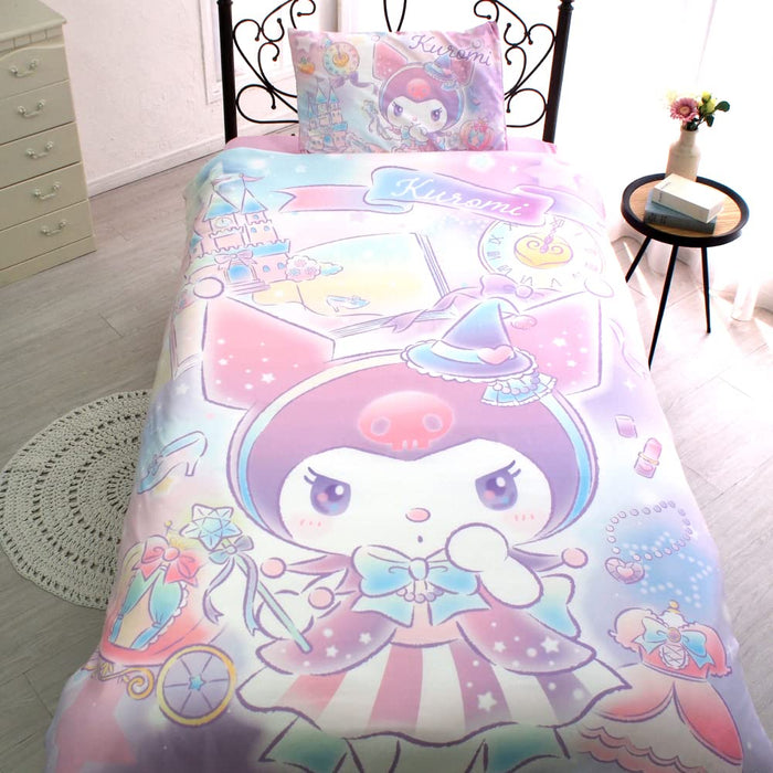 Sanrio Kuromi 3-Piece Duvet Cover Set for Single Bed - Pillowcase Sheets Included- Japan Figure Store - #1 Bring To You The Best Japanese Goods