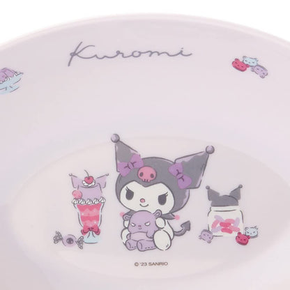 Sanrio Kuromi Melamine Curry and Pasta Plate - Durable and Dishwasher Safe- Japan Figure Store - #1 Bring To You The Best Japanese Goods