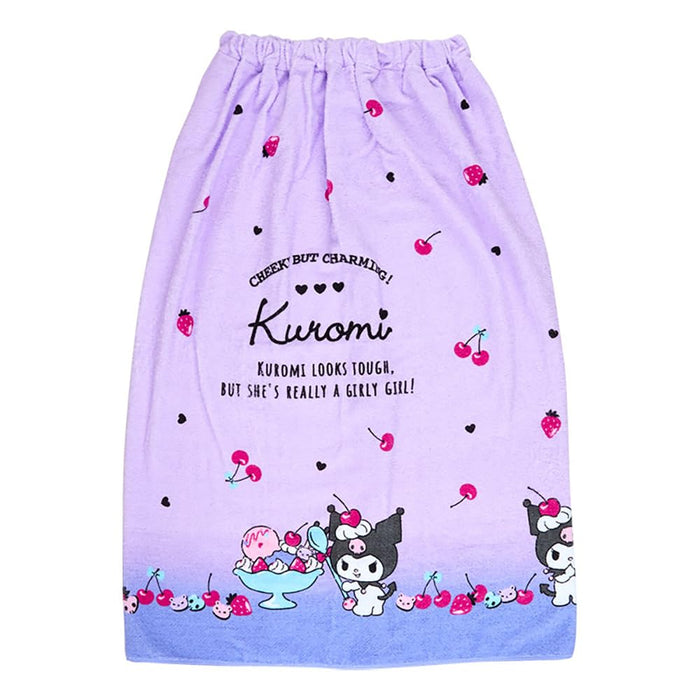 Sanrio Kuromi Wrap Towel 80cm - Cute Character Design 80x120cm- Japan Figure Store - #1 Bring To You The Best Japanese Goods