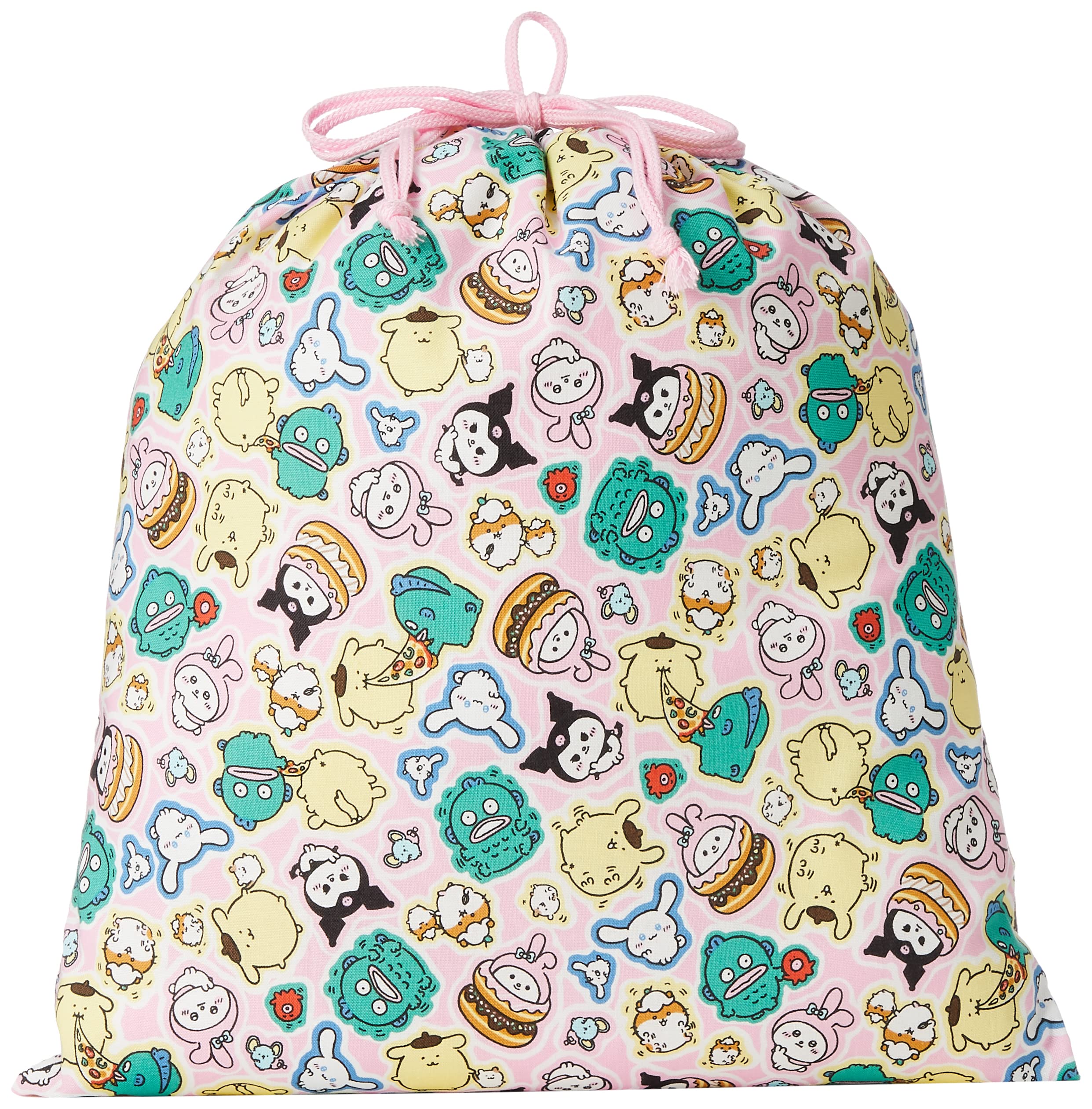 Sanrio Large Drawstring Bag Cg-2797 Pk Durable and Spacious- Japan Figure Store - #1 Bring To You The Best Japanese Goods