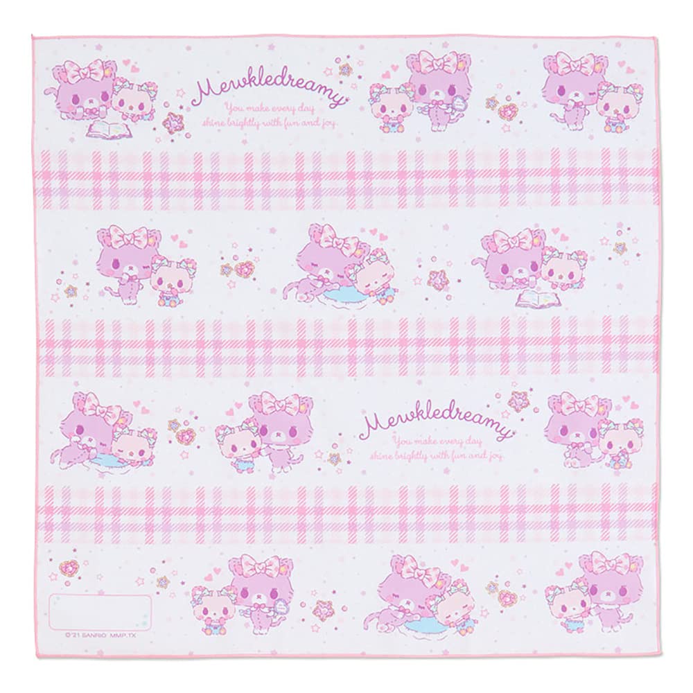Sanrio Mewkledreamy Lunch Cloth Set Of 3 43x43cm 100% Cotton Name Space Included- Japan Figure Store - #1 Bring To You The Best Japanese Goods