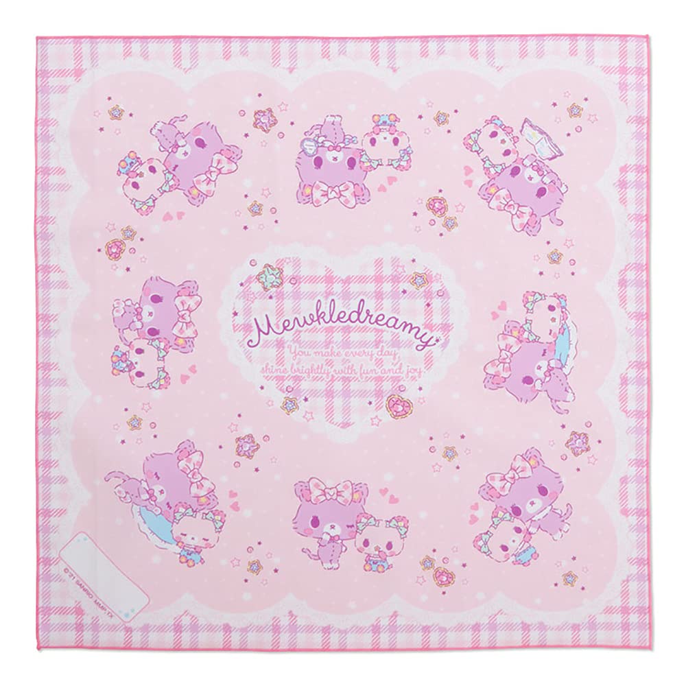 Sanrio Mewkledreamy Lunch Cloth Set Of 3 43x43cm 100% Cotton Name Space Included- Japan Figure Store - #1 Bring To You The Best Japanese Goods