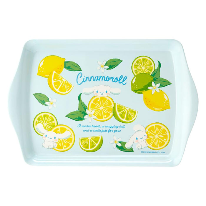 Sanrio Melamine Mini Tray 20.9x14 cm Colorful Fruit Cinnamoroll Design- Japan Figure Store - #1 Bring To You The Best Japanese Goods