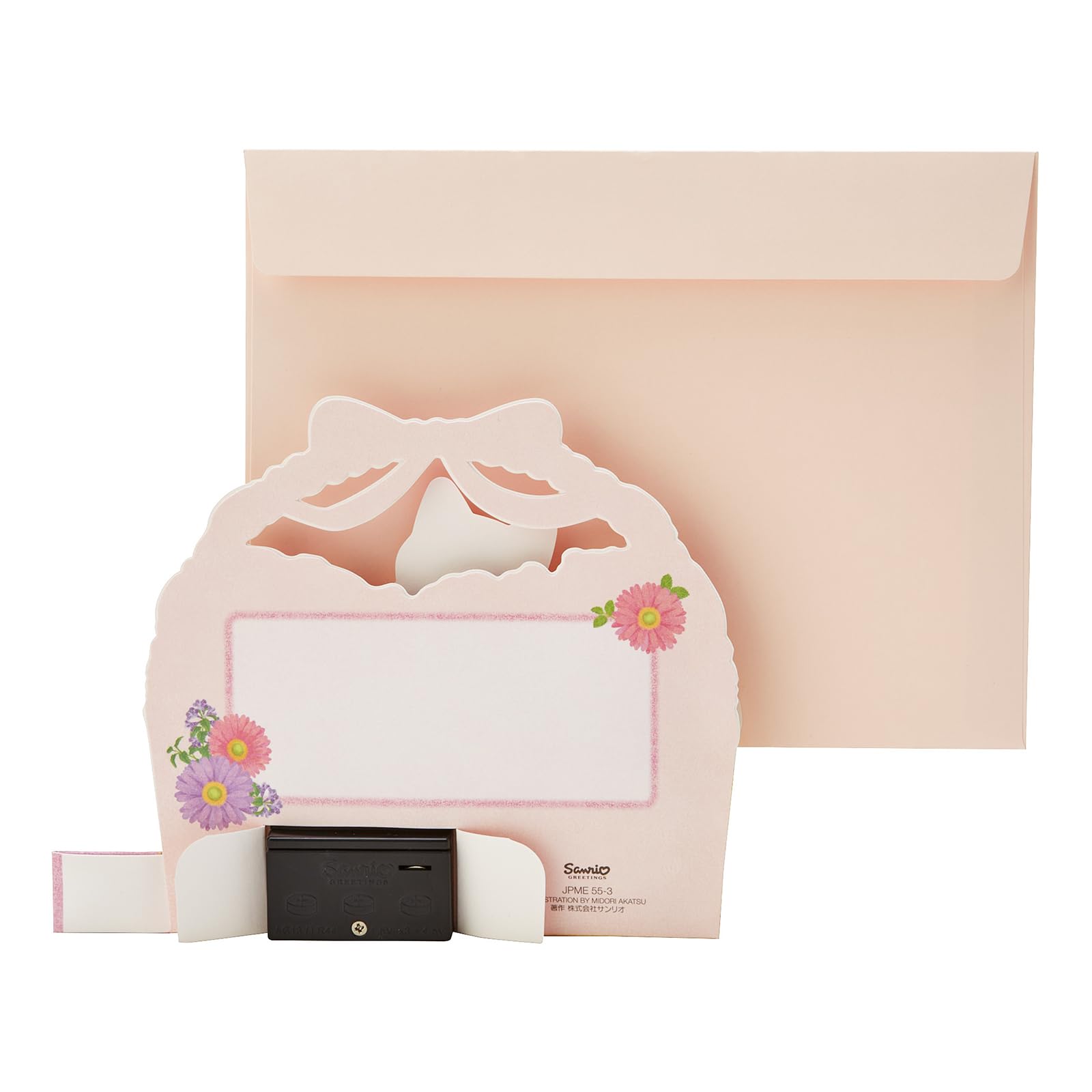 Sanrio Melody Cat in Flower Basket Birthday Music Box Card - Overseas Shipping- Japan Figure Store - #1 Bring To You The Best Japanese Goods