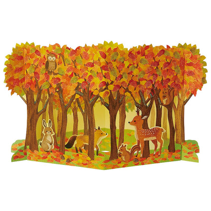 Sanrio Autumn Forest Animal Greeting Card with Message - Overseas Shipping- Japan Figure Store - #1 Bring To You The Best Japanese Goods