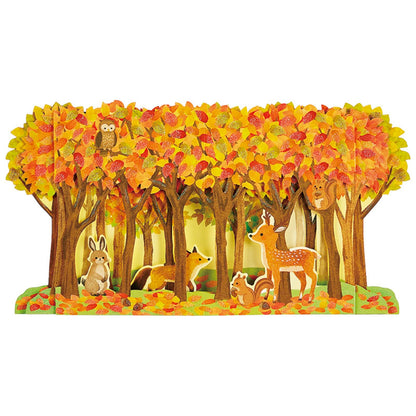 Sanrio Autumn Forest Animal Greeting Card with Message - Overseas Shipping- Japan Figure Store - #1 Bring To You The Best Japanese Goods