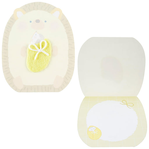 Sanrio Hedgehog Parent and Child Baby Gift Greeting Card Shippable Overseas- Japan Figure Store - #1 Bring To You The Best Japanese Goods